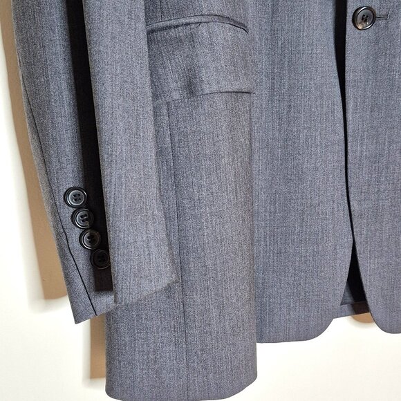 Prada Men’s Blazer — Grey 100% Virgin Wool, Made in Italy, Taglia 56 - Picture 13 of 16